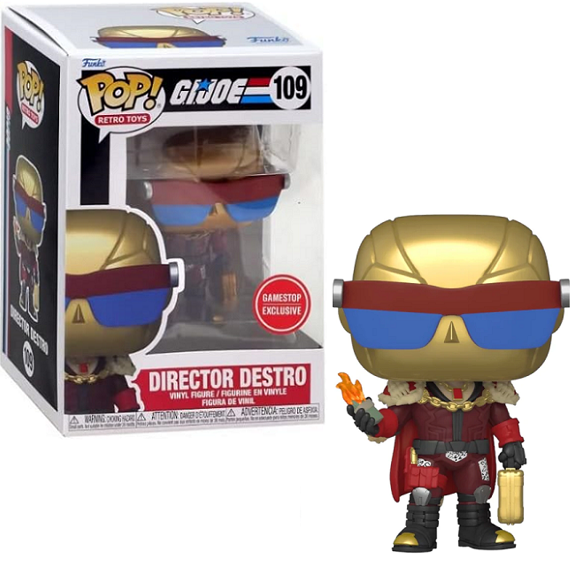  Director Destro #109 - G.I. Joe Funko Pop! Retro Toys [GameStop Exclusive] 