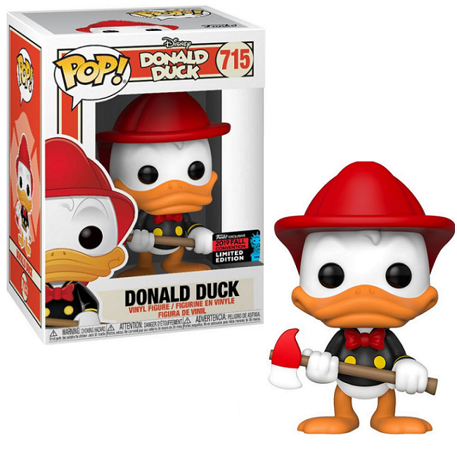  Donald Duck #715 - Disney Funko Pop! [Firefighter] [2019 Fall Convention Exclusive] 