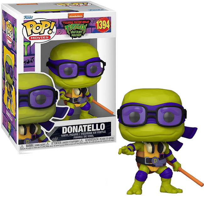  Donatello #1394 - Teenage Mutant Ninja Turtles Mutant Mayhem Funko Pop! Movies 
