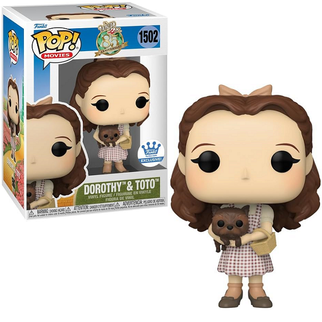  Dorothy & Toto #1502 - The Wizard of Oz 85th Funko Pop! Movies [Funko Exclusive] 