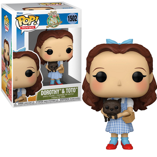  Dorothy and Toto #1502 - The Wizard Of Oz 85th Funko Pop! Movies 