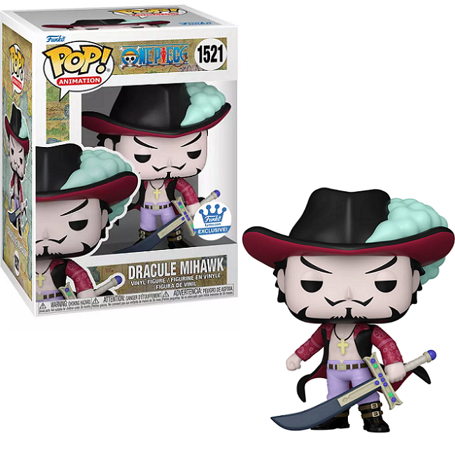  Dracule Mihawk #1521 - One Piece Funko Pop! Animation [Funko Exclusive] 
