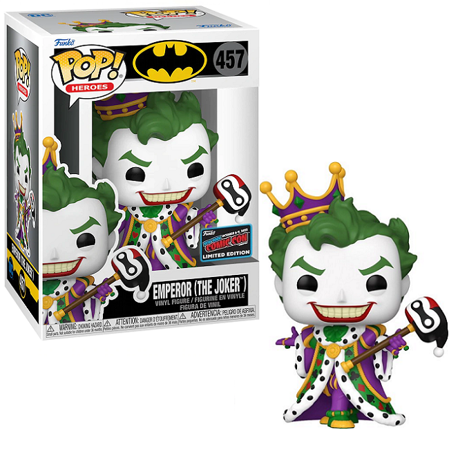  Emperor #457 - Batman Funko Pop! Heroes [The Joker] [2022 NYCC Limited Edition] 