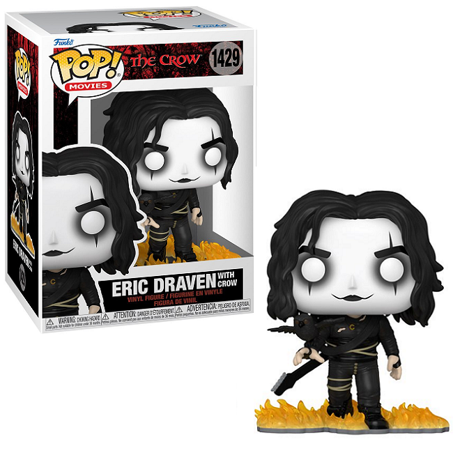  Eric Draven with Crow #1429 - The Crow Funko Pop! Movies 