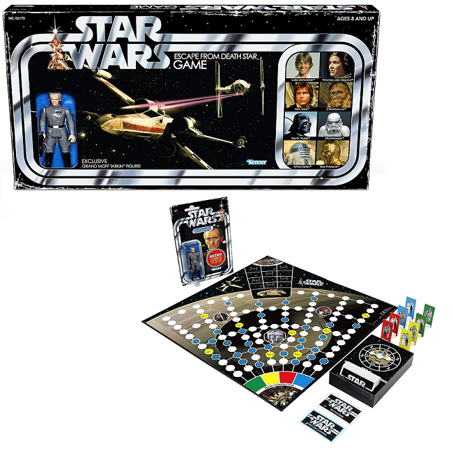  Escape From Death Star Board Game with Exclusive Grand Moff Tarkin Figure - Star Wars 