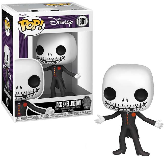  Formal Jack Skellington #1381 - Disney The Nightmare Before Christmas 30th Funko Pop! 