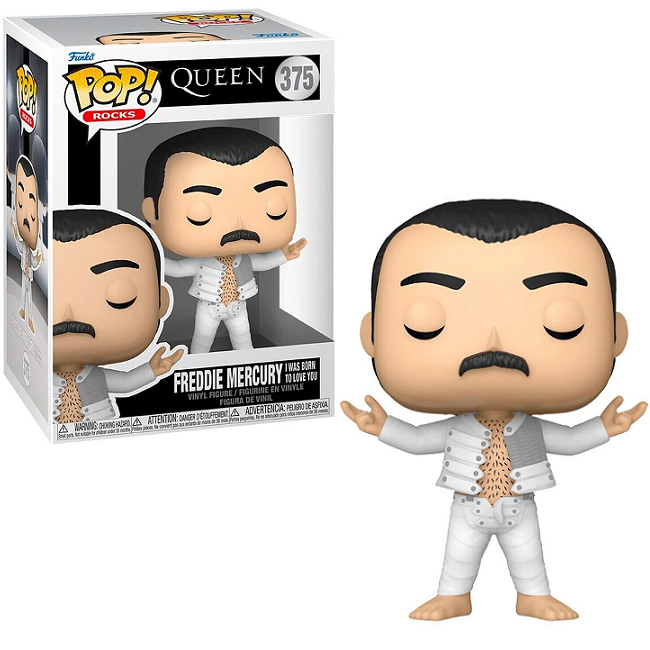  Freddie Mercury I Was Born To Love You #375 - Queen Funko Pop! Rocks 