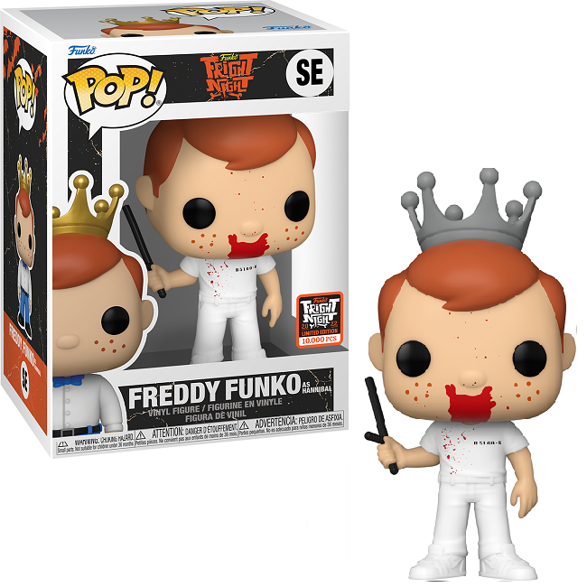  Freddy Funko As Hannibal #SE – Fright Night Funko Pop! [2022 Limited Edition 10,000 Pieces] 