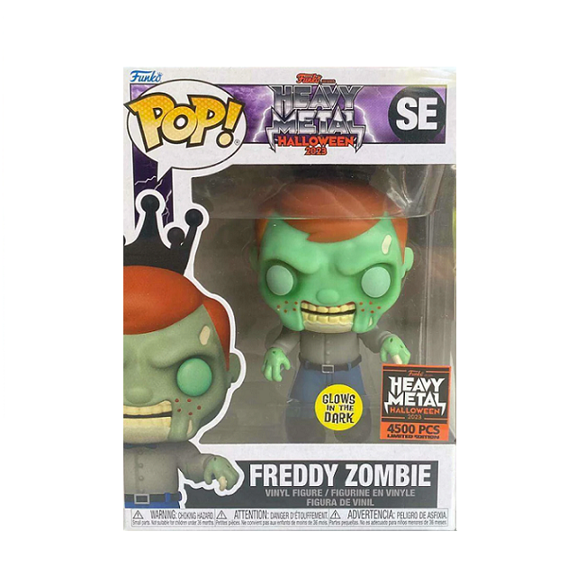  Freddy Funko As Zombie #SE - Heavy Metal Halloween 2023 Funko Pop! [Gitd Lmtd 4500pcs] 
