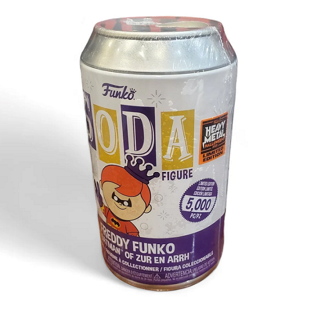  Freddy Funko as Batman of Zur en Arrh - Heavy Metal Halloween 2023 Funko Soda [Sealed Can Lmtd 5000pcs] 