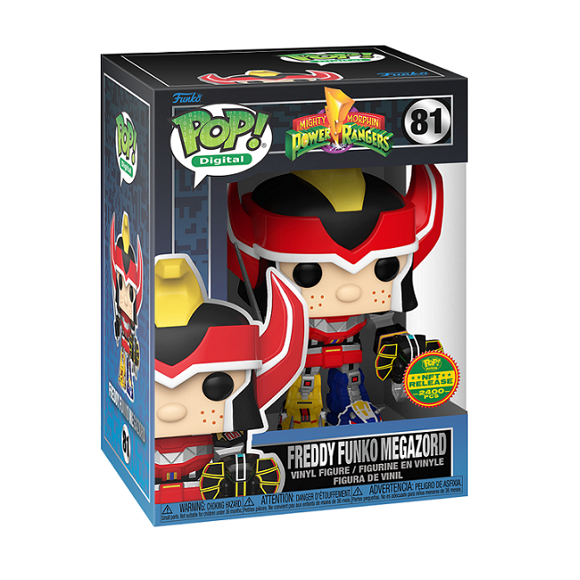  Freddy Funko as Megazord #81 - Power Rangers Funko Pop! [Digital Release Lmtd 2400 pcs] 