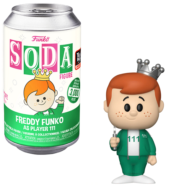  Freddy Funko as Player 111 - Funko Soda! [Sealed 2022 Fright Night LE 3000] 
