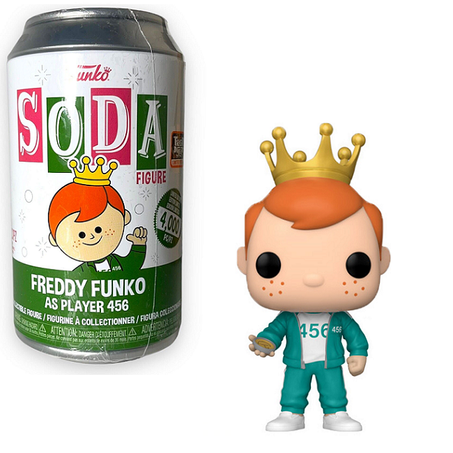  Freddy Funko as Player 456 - Funko Soda! [Sealed 2022 Fright Night LE 4000] 