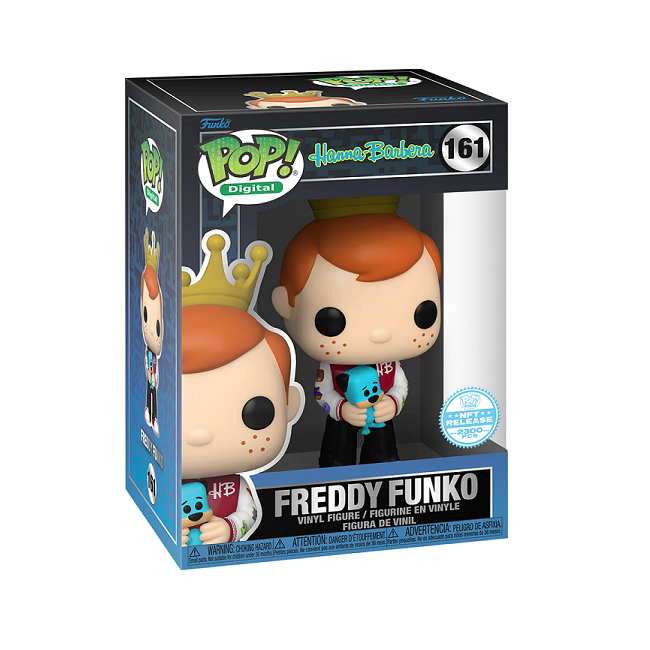  Freddy Funko with Huckleberry Hound #161 - Hanna-Barbera Funko Pop! Digital [Digital Exclusive Lmtd 2300 pcs] 