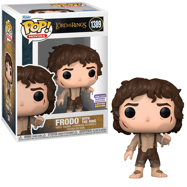  Frodo with The Ring #1389 - Lord of the Rings Funko Pop! Movies [2023 Summer Convention Limited Edition] 