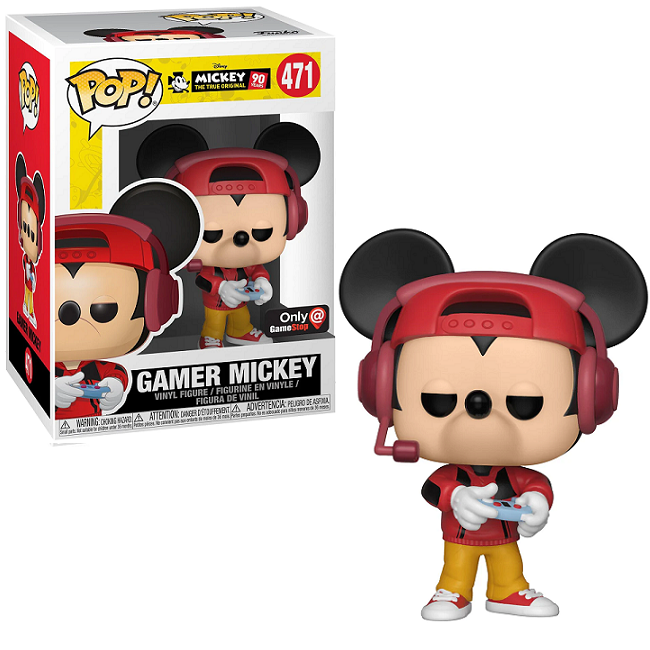  Gamer Mickey #471 - Mickey 90th Funko Pop! [GameStop Exclusive] 