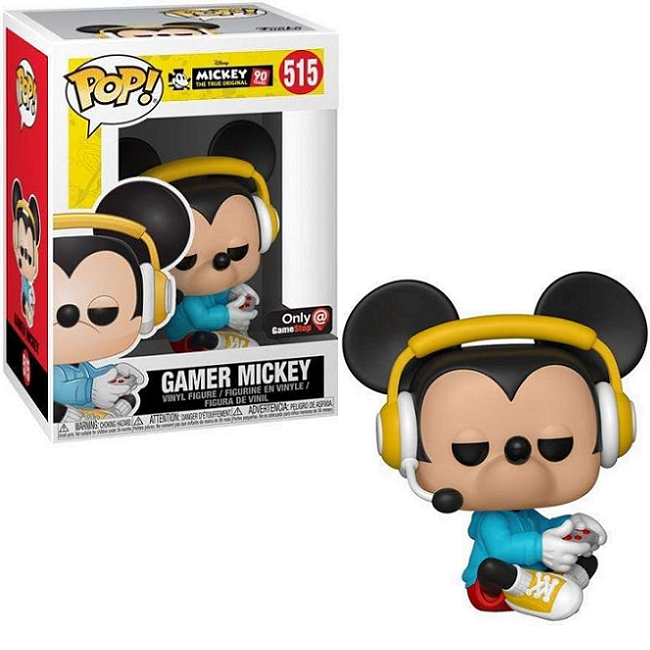  Gamer Mickey #515 - Disney Funko Pop! [Sitting] [GameStop Exclusive] 