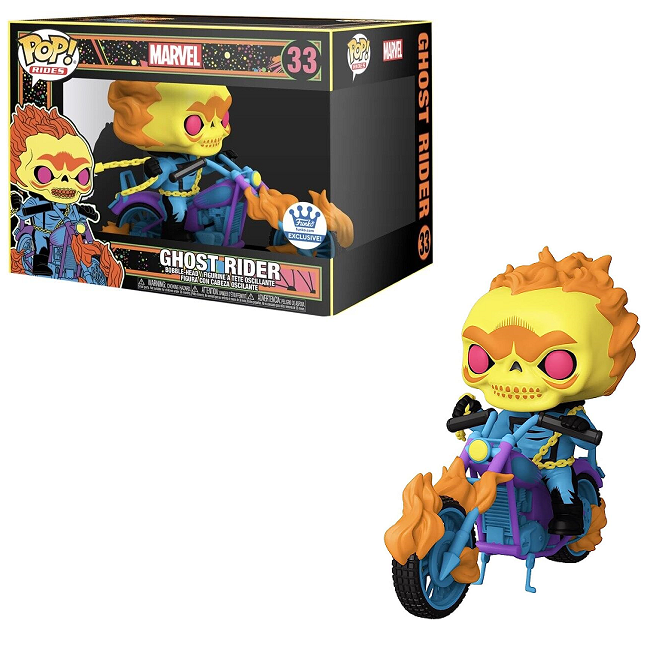  Ghost Rider #33 - Marvel Funko Pop! Rides [Black Light Funko Exclusive] 