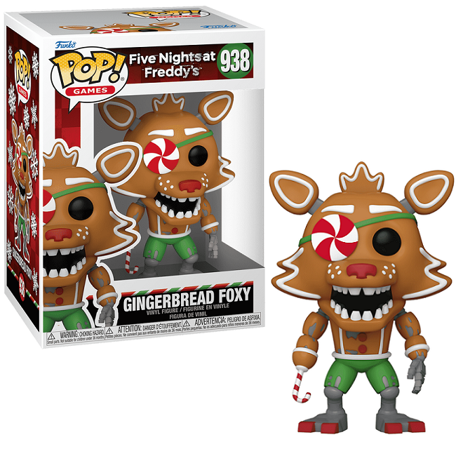  Gingerbread Foxy #938 - Five Nights at Freddy's Funko Pop! Games 