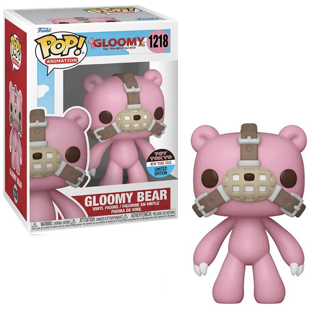  Gloomy Bear #1218 - Gloomy The Naughty Grizzly Funko Pop! Animation [Toy Tokyo NYCC 2022] 