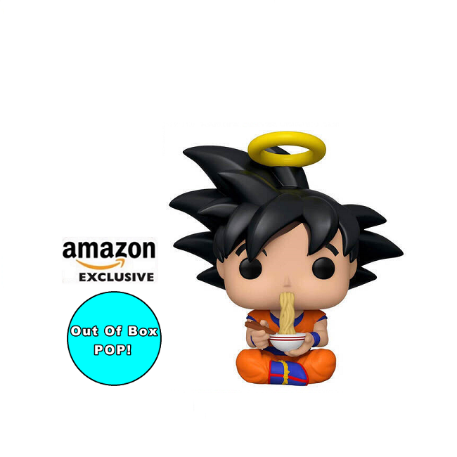  Goku #710 - Dragon Ball Z Funko Pop! Animation [Eating Noodles] [Amazon Exclusive] [OOB] 