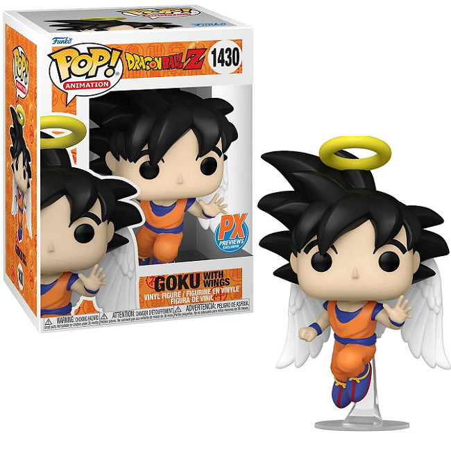  Goku with Wings #1430 - Dragon Ball Z Funko Pop! Animation [Px Exclusive] 