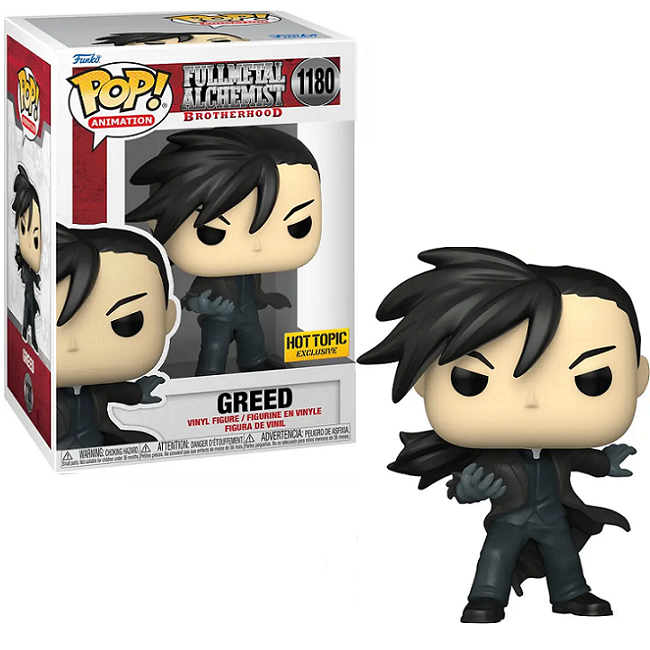  Greed #1180 - Fullmetal Alchemist Funko Pop! Animation [Hot Topic Exclusive] 