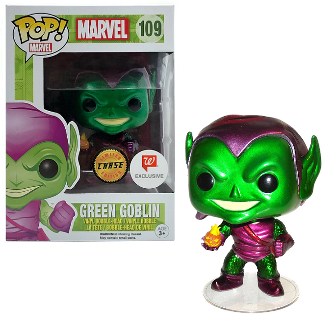  Green Goblin #109 - Marvel Funko Pop! Marvel [Metallic Chase Walgreens Exclusive] 