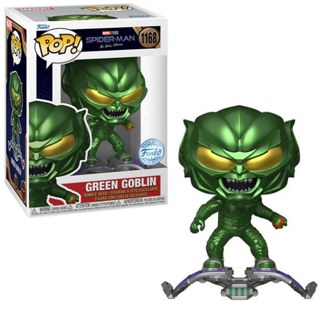  Green Goblin #1168 - Spiderman No Way Home Funko Pop! [Metallic Special Edition] 