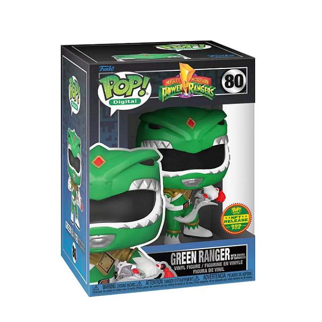  Green Ranger With Sword Of Darkness #80 - Power Rangers Funko Pop! Digital [Digital Release Lmtd 999pcs] 
