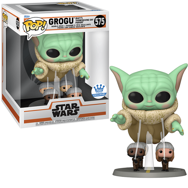  Grogu Macy's Thanksgiving Day Parade #575 - Star Wars Funko Pop! Deluxe [Funko Exclusive] 