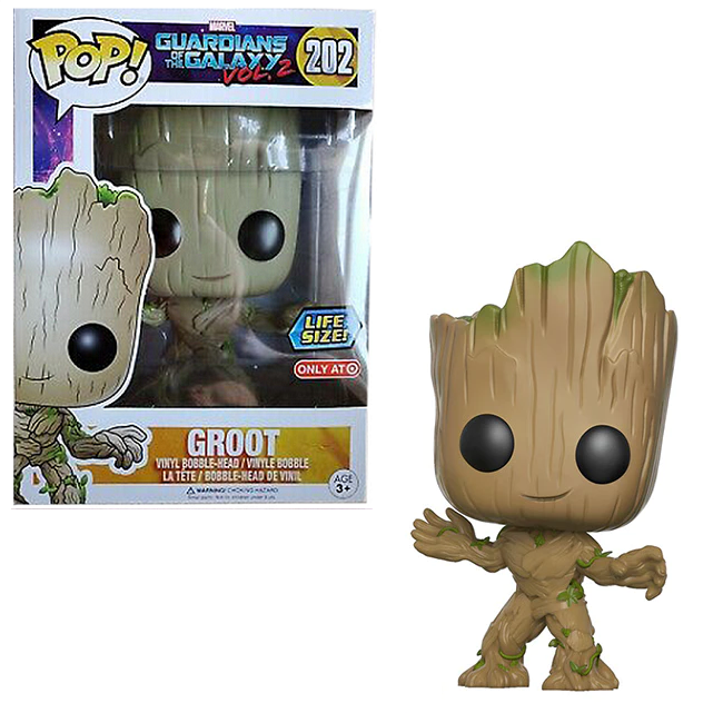  Groot #202 - Guardiand Of The Galaxy Vol. 2 Funko Pop! [Life Size Target Exclusive] 