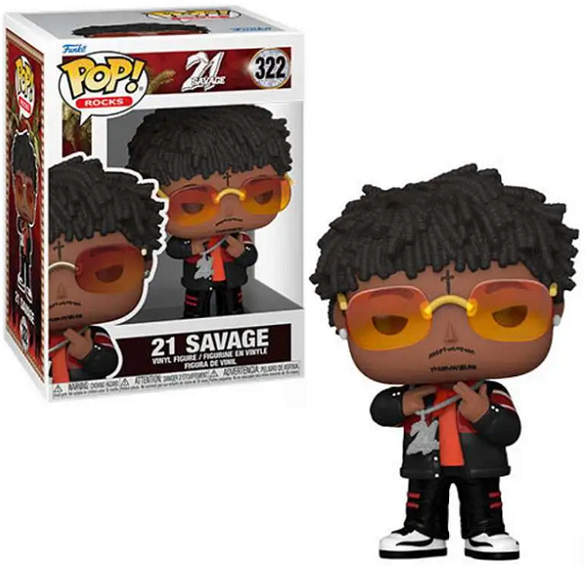  21 Savage #322 - 21 Savage Funko Pop! Rocks 