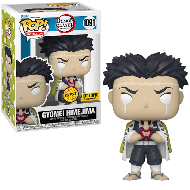  Gyomei Himejima #1091 - Demon Slayer Funko Pop! Animation [Hot Topic Exclusive Chase] 