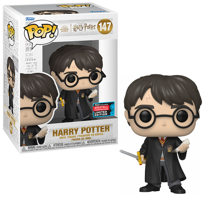  Harry Potter #147 - Harry Potter Funko Pop! [Basilisk Fang] [2022 Fall Convention Limited Edition] 