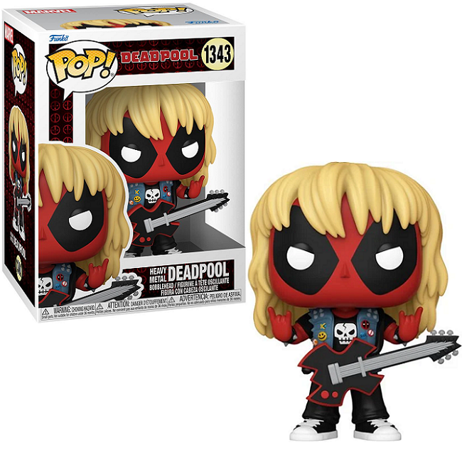  Heavy Metal Deadpool #1343 - Deadpool Funko Pop! 