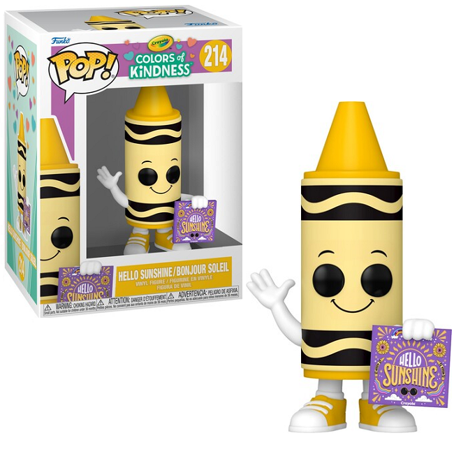 Hello Sunshine #214 - Crayola Colors Of Kindness Funko Pop! 