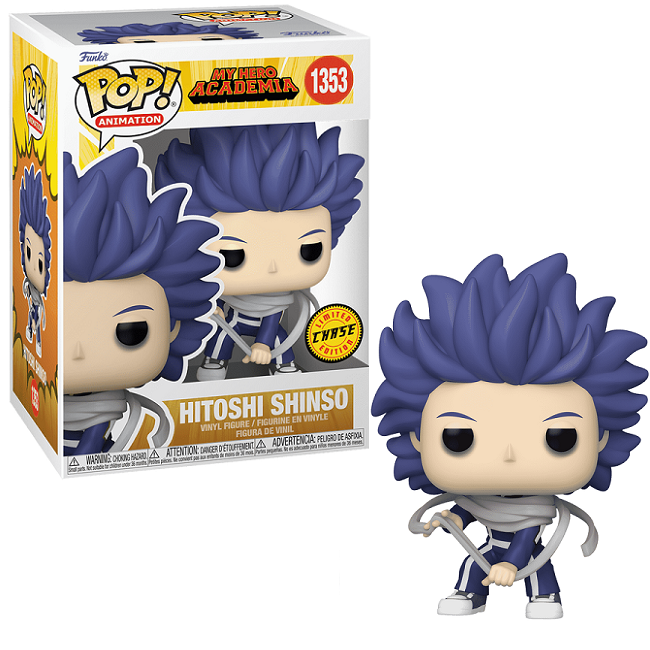  Hitoshi Shinso #1353 - My Hero Academia Funko Pop! Animation [Unmasked Chase] 