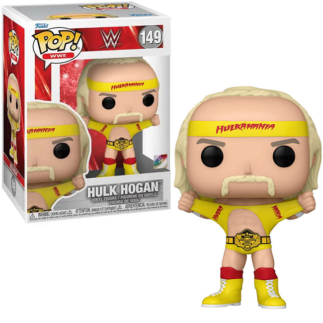  Hulk Hogan #149 - Wrestling Funko Pop! WWE [With Belt] 
