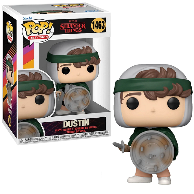  Hunter Dustin #1463 - Stranger Things Funko Pop! TV [With Shield] 