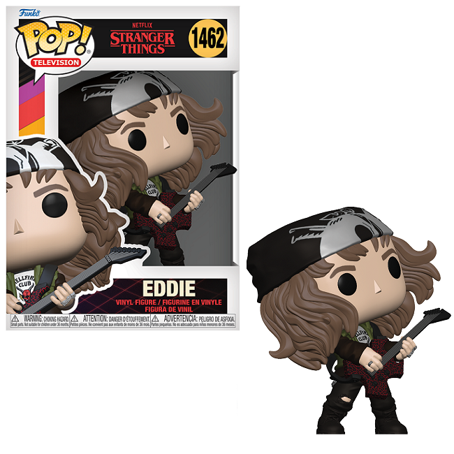  Hunter Eddie #1462 - Stranger Things Funko Pop! TV [With Guitar] 