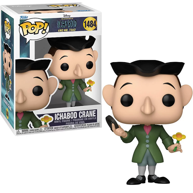  Ichabod Crane #1484 - Disney Legend Of Sleepy Hollow Funko Pop! 