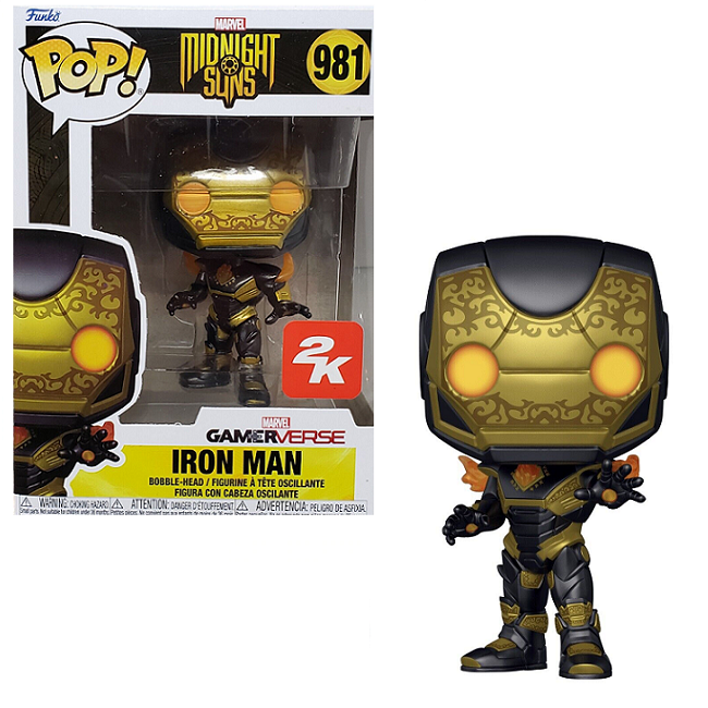  Iron Man #981 - Marvel Midnight Suns Gamerverse Funko Pop! [2K Exclusive] 