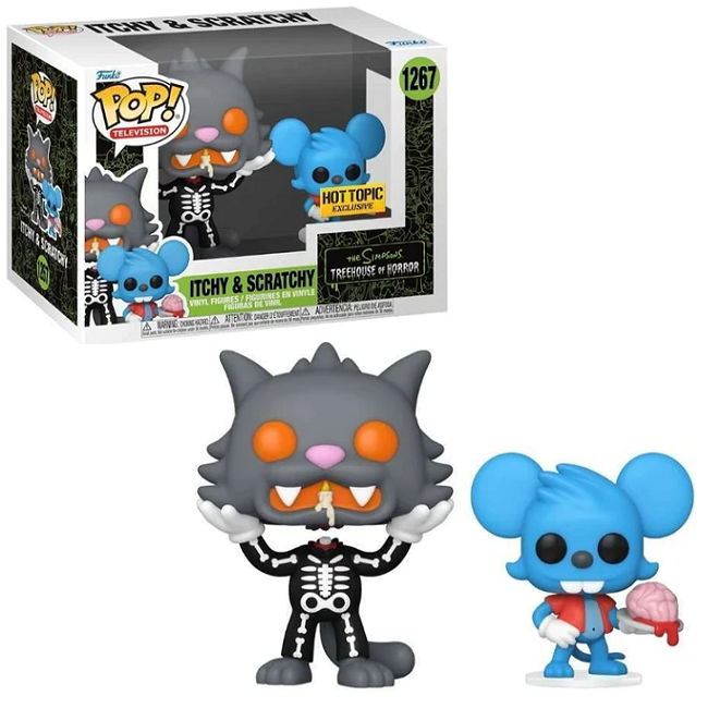  Itchy & Scratchy #1267 - The Simpsons Treehouse of Horror Funko Pop! TV [Hot Topic Exclusive] 