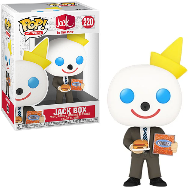  Jack Box #220 - Jack In The Box Funko Pop! Ad Icons [Meaty Cheesy Boys] 