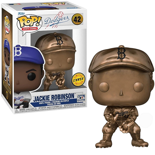  Jackie Robinson #42 - Los Angeles Dodgers Funko Pop! Sports Legends [Gold Chase] 