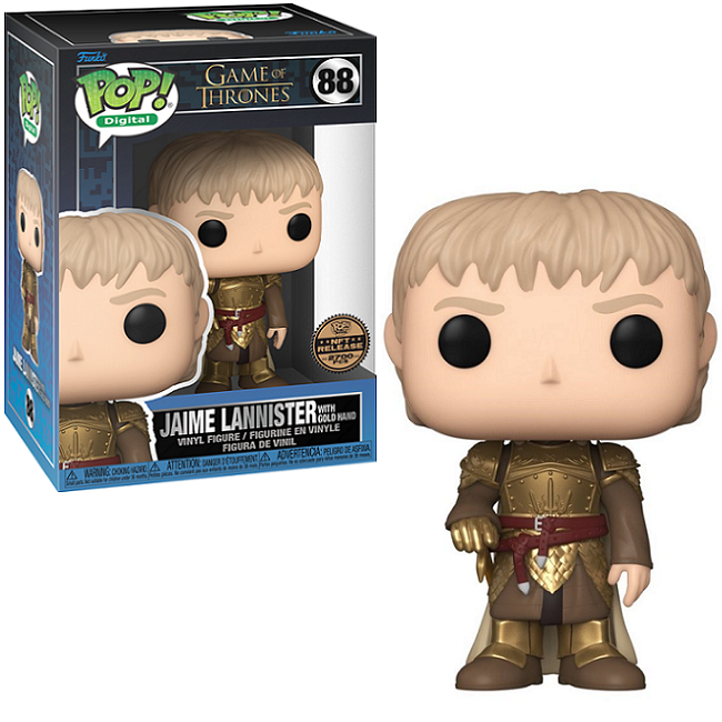  Jamie Lannister with Gold Hand #88 - Game of Thrones Funko Pop! Digital [Digital Exclusive Lmtd 2700 pcs] 