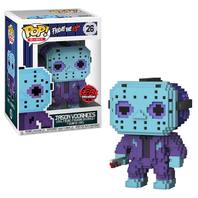  Jason Voorhees #26 - Friday the 13th Funko Pop! 8-Bit [NES Colors EB Games Exclusive] 