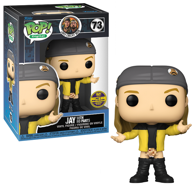  Jay w/ No Pants #73 - Jay & Silent Bob Funko Pop Digital [Digital Release LE 2100] 