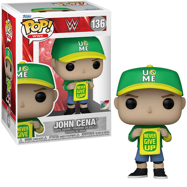  John Cena #136 - Wrestling Funko Pop! WWE [Never Give Up] 